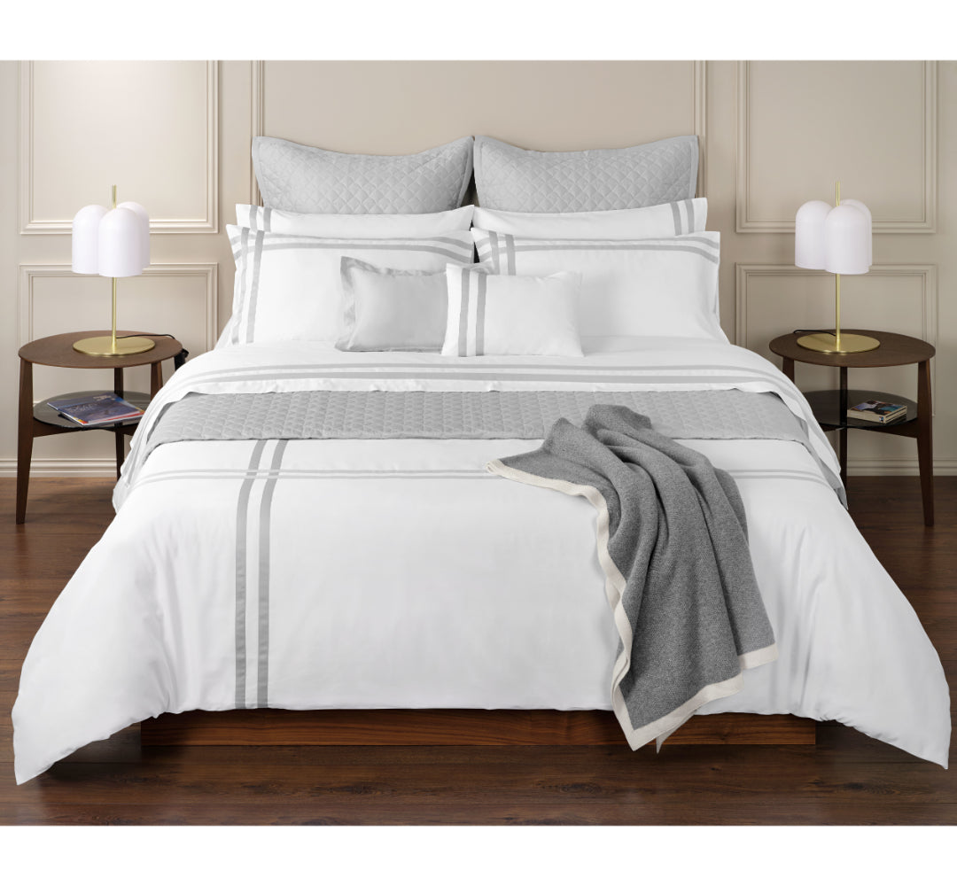 Par de Fronhas Com Fita Cruzada Lusitano