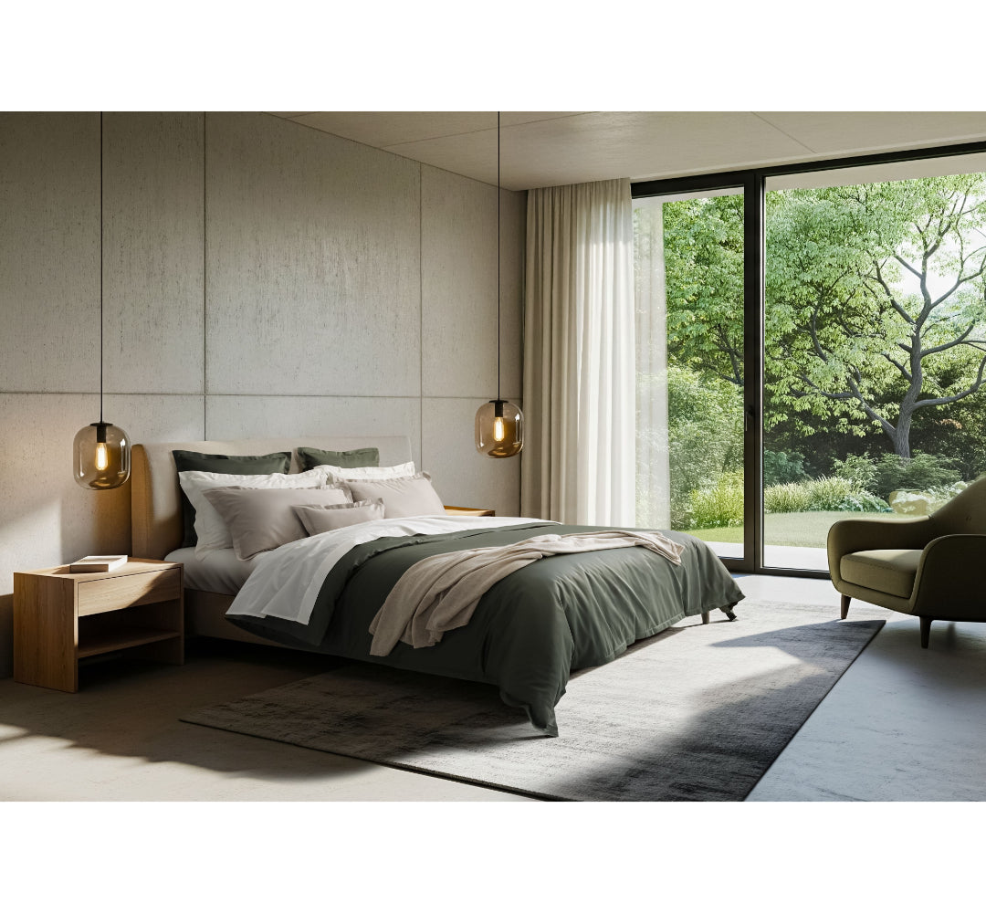 Suave Pillowcase Pair with Flanges