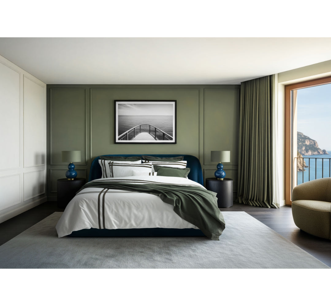 Par de Fronhas Com Fita Cruzada Lusitano