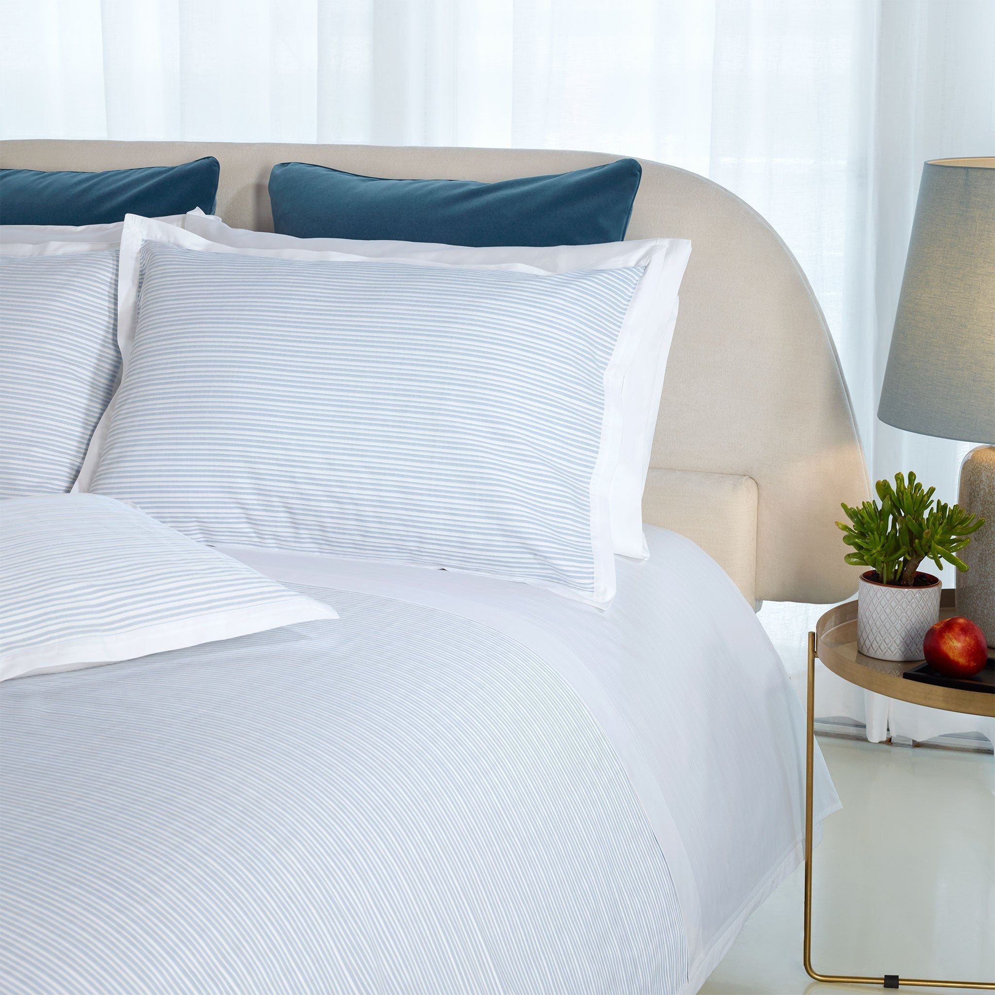 Luna Pillowcase Pair with Flanges