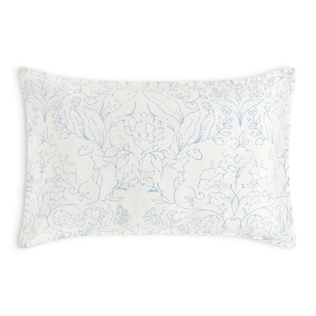 Amor Perfeito Pillowcase Pair with Flanges