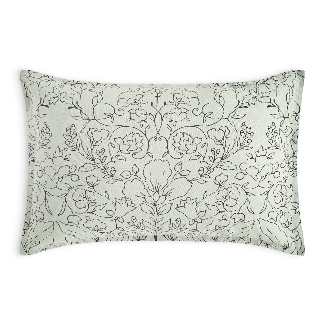 Amor Perfeito Pillowcase Pair with Flanges
